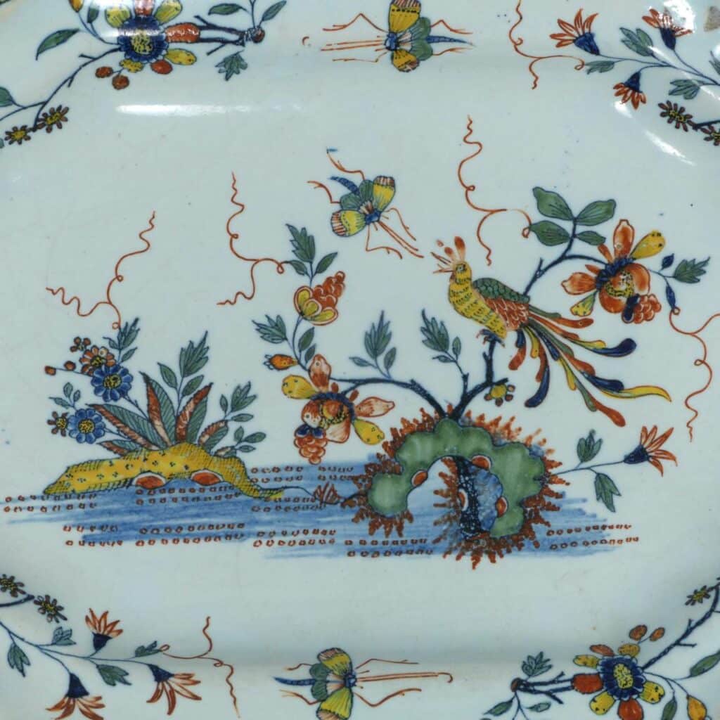 Rouen faience plate | Bastian Antiquités