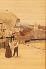 Gallant scene in Alsace by Paul Spindler - Image 5