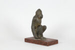 Bronze Monkey Statuette