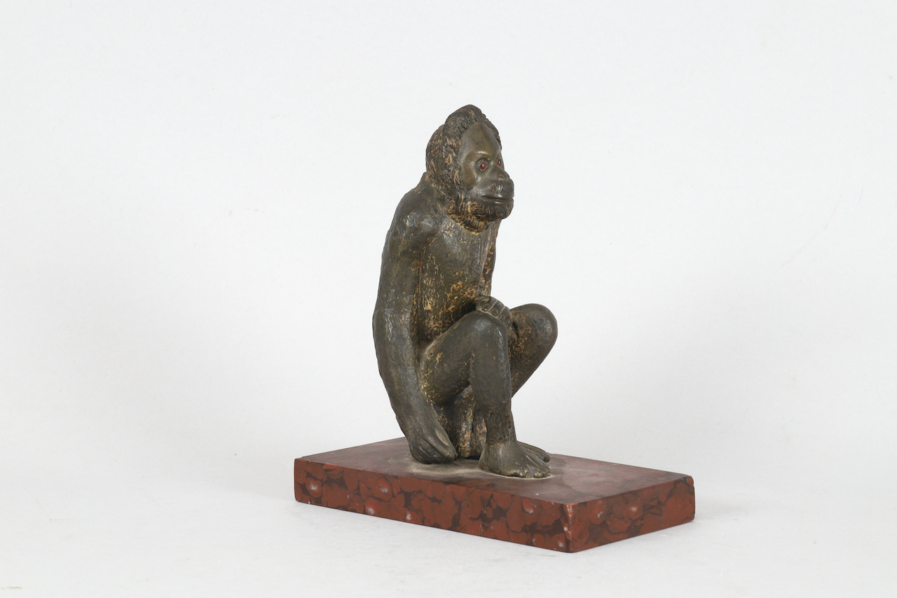 IMG_9445 Bronze Monkey Statuette - Image 1