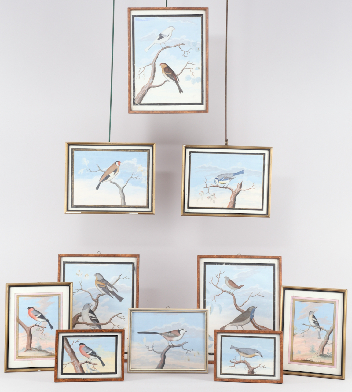 IMG_0011 Ten gouache watercolors of birds - Image 1