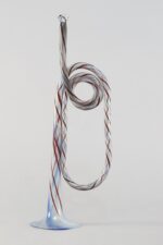 Conscript’s bugle with blue and red spirals - Image 4
