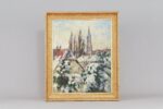 Vue enneigée de Strasbourg par Robert Kuven