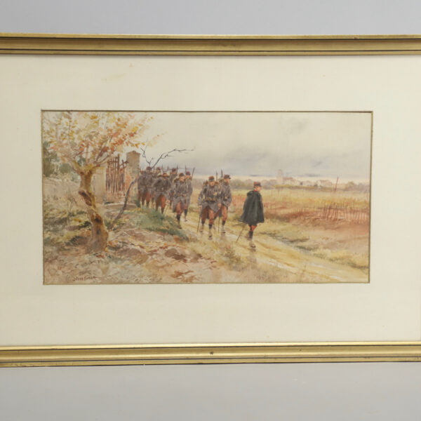 Aquarelle de Pierre Combat