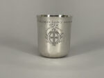 A silver French curon goblet