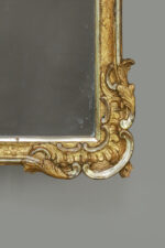 Rocaille mirror with gold and silver leaf gilding, Strasbourg - Image 6