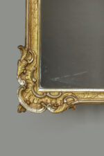 Rocaille mirror with gold and silver leaf gilding, Strasbourg - Image 5