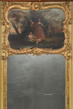Rocaille trumeau "The Finding of Moses" - Image 2
