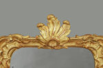 Rocaille mirror golded and silvered - Image 2