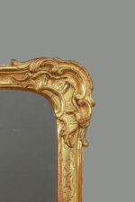 Rocaille mirror golded and silvered - Image 4