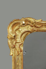 Rocaille mirror golded and silvered - Image 3